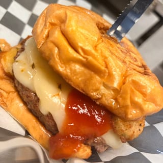 Pepper Jack Crunch Burger