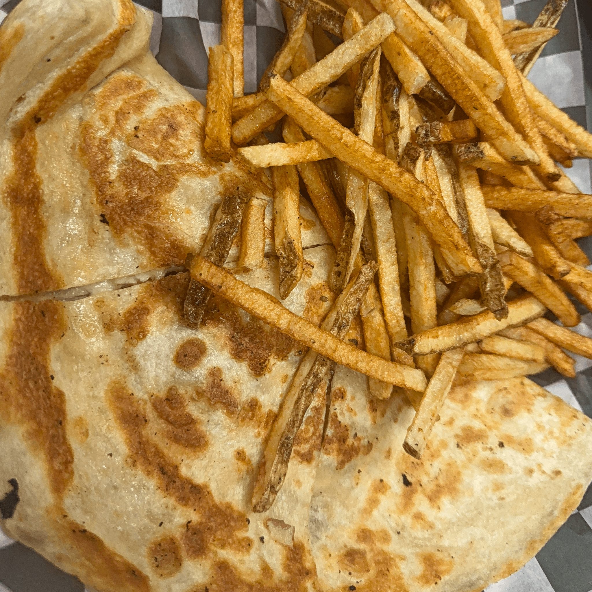 Grilled Chicken Quesadilla.