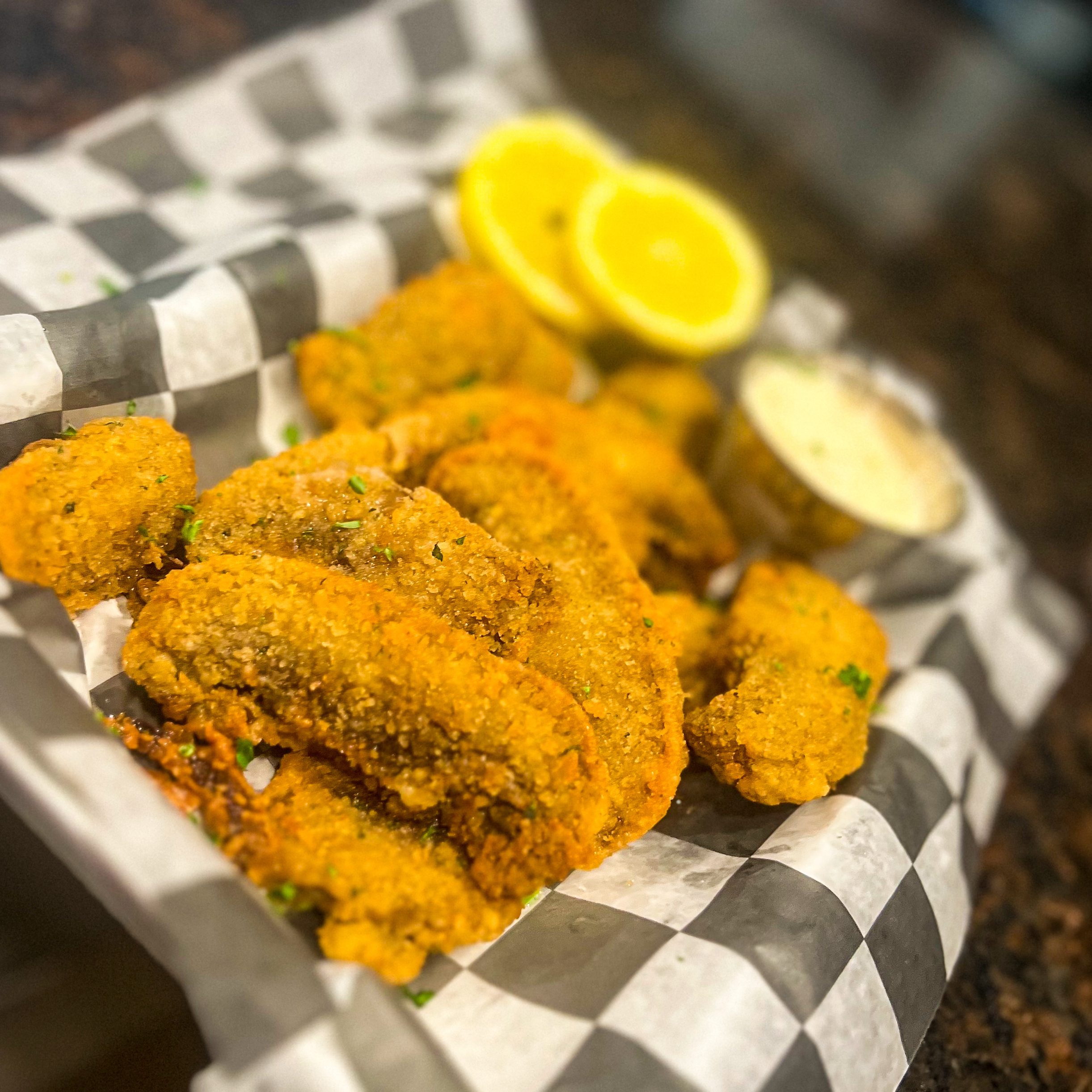 Fried Portabella.