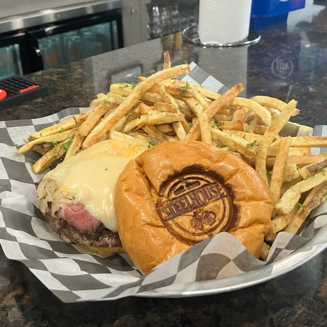 Steel Sunrise Burger.