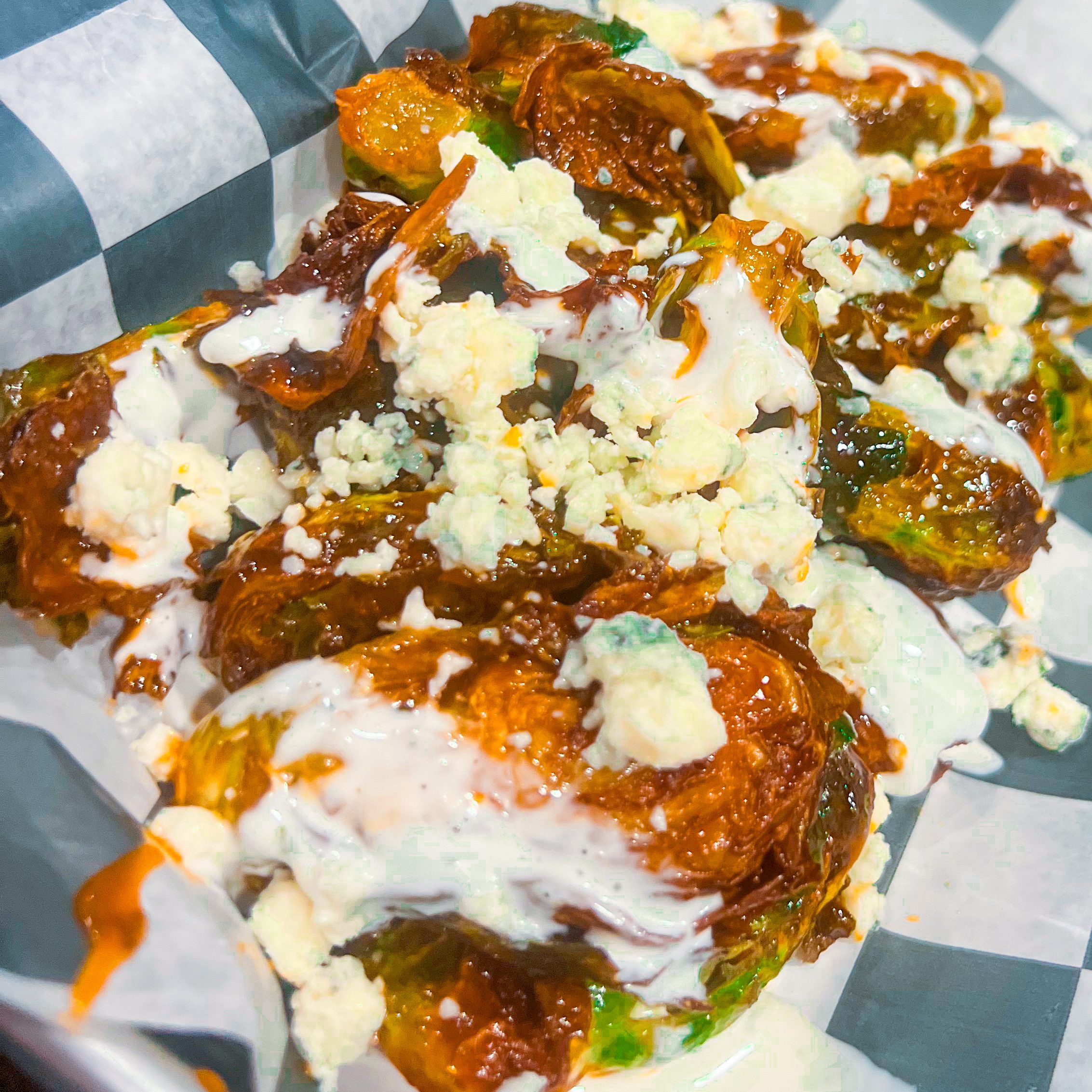 Sweet Buffalo Brussels Sprouts.