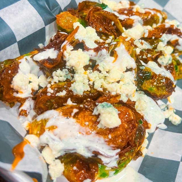 Sweet Buffalo Brussel Sprouts.
