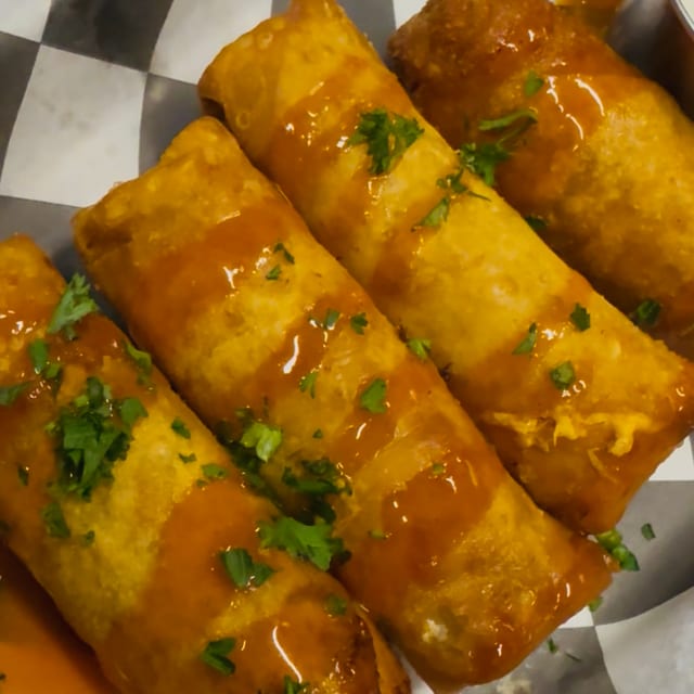 Buffalo Chicken Egg Roll.